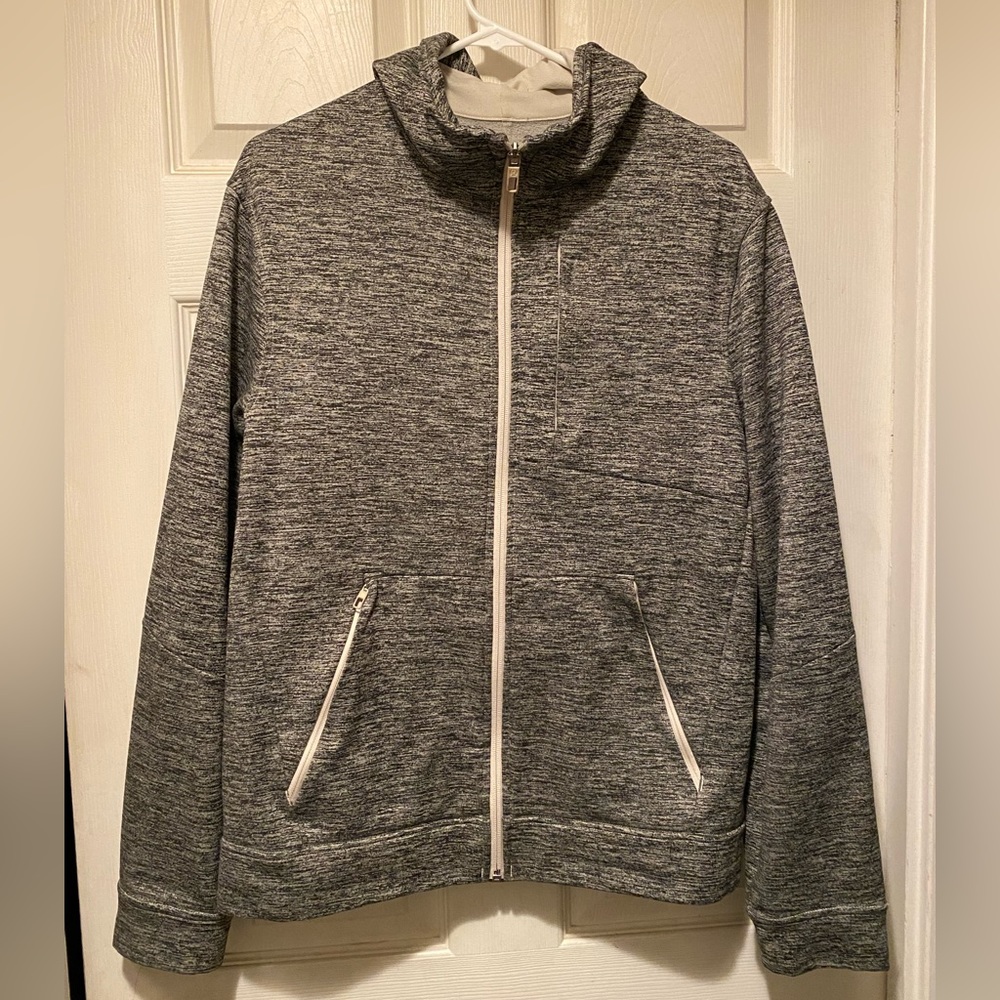Lululemon City Sweat Zip Hoodie *Thermo Mens S Gray Space Dye